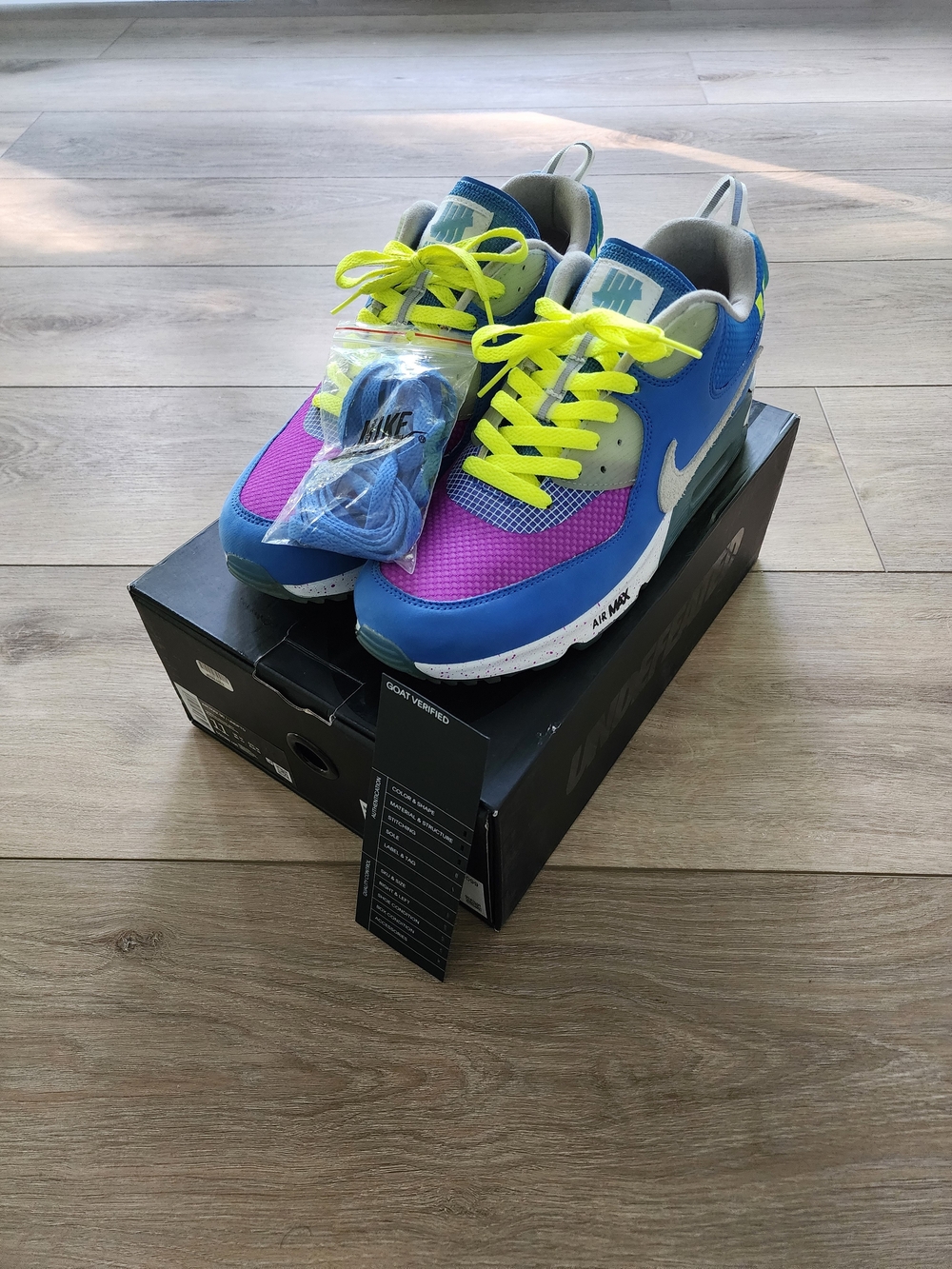 Air Max 90 Undefeated Pacific Blues